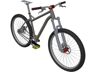 Mountain Bike 3D Model