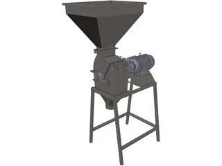 Grain Crusher 3D Model