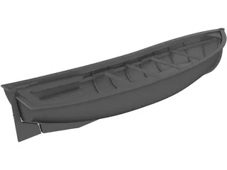 Canoe River 3D Model