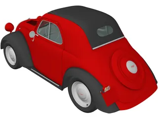 Fiat 500 Topolino (1936) 3D Model