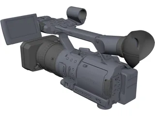 Sony Video Camera 3D Model