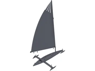 Iceboat DN-60 3D Model