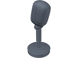 Shure 55 Microphone 3D Model