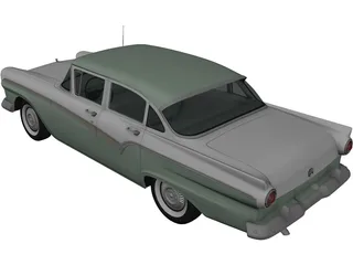 Ford Custom Fordor (1957) 3D Model