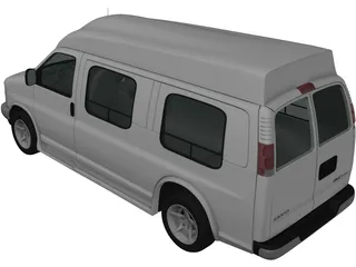 GMC Savana (1997) 3D Model