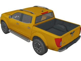 Nissan Frontier/Navara (2019) 3D Model