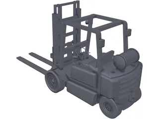 Forklift 3D Model