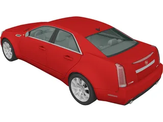 Cadillac CTS Sedan (2007) 3D Model