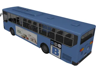 Daewoo Korea Bus 3D Model