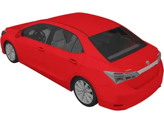 Toyota Corolla (2016) 3D Model