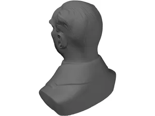 Ataturk Bust 3D Model