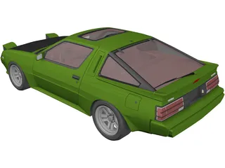 Mitsubishi Starion (1988) 3D Model