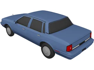 Oldsmobile Cutlass Ciera (1986) 3D Model