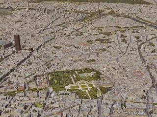 Paris City, France [24M] (2019) 3D Model