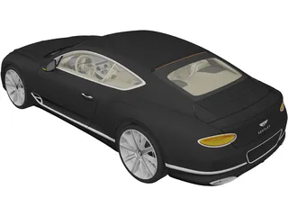 Bentley Continental GT (2019) 3D Model