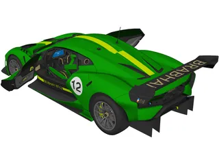 Brabham BT62 (2019) 3D Model