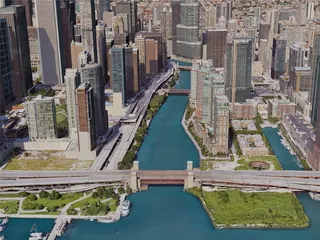 Chicago City, USA (2019) 3D Model