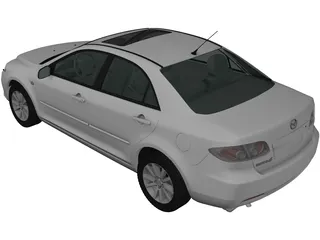 Mazda 6 Sedan (2002) 3D Model