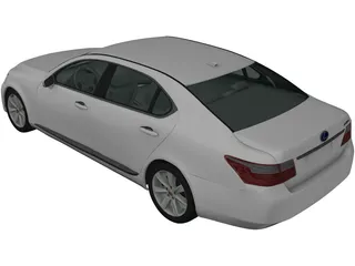 Lexus LS 600h [XF40] (2010) 3D Model