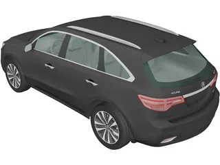 Acura MDX (2014) 3D Model