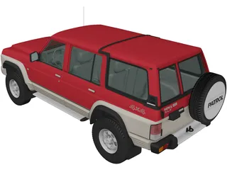 Nissan Patrol 5-door [Y60] (1987) 3D Model