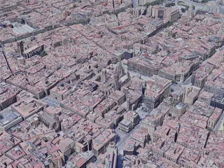 Barcelona City, Spain (2019) 3D Model