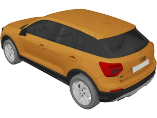 Audi Q2 (2017) 3D Model