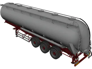 LAG Bulktrailer 3D Model