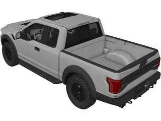 Ford F-150 Raptor (2017) 3D Model