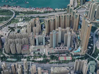 Hong Kong City, China (2019) 3D Model