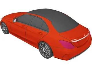 Mercedes-Benz C43 AMG 3D Model