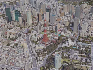 Tokyo City, Japan (2019) 3D Model