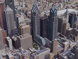 Philadelphia City, PA, USA (2019) 3D Model