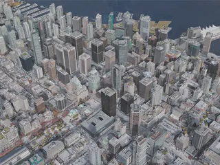 Vancouver City, BC, Canada (2019) 3D Model