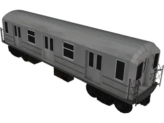 Subway Car 3D Model