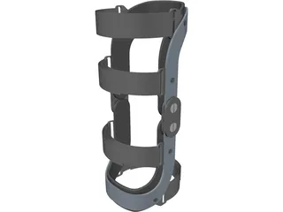 Human Knee Joint Brace 3D Model