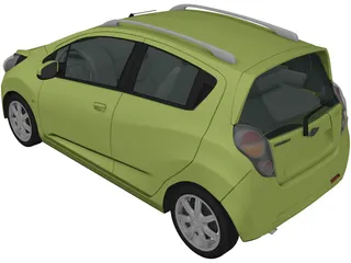 Chevrolet Beat (2010) 3D Model