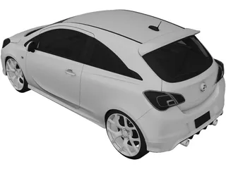 Opel Corsa (2016) 3D Model