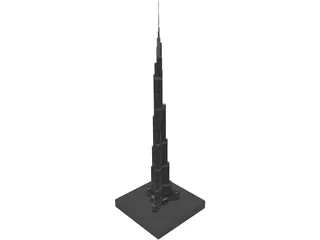 Burj Khalifa 3D Model