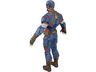 Capitan America Age of Ultron 3D Model