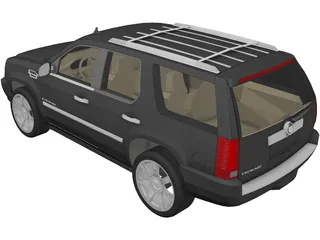 Cadillac Escalade (2008) 3D Model