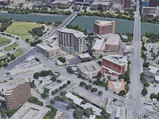 Austin City, TX, USA (2019) 3D Model