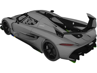 Koenigsegg Jesko (2020) 3D Model