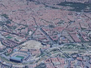 Madrid City, Spain (2019) 3D Model