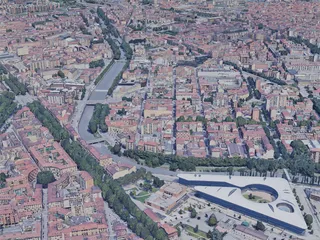 Turin City, Italy (2019) 3D Model