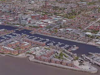 Liverpool City, UK (2019) 3D Model