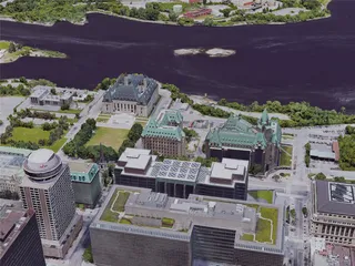 Ottawa City, ON, Canada (2019) 3D Model