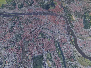 Prague City, Czechia (2019) 3D Model