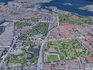 Copenhagen City, Denmark (2019) 3D Model