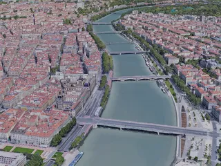 Lyon City, France (2019) 3D Model